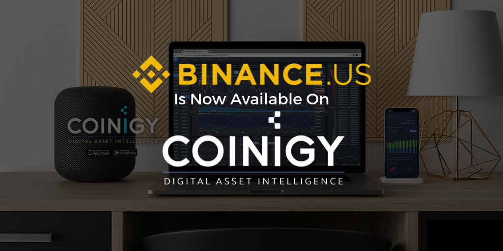 Binance.US Is Now Available For Charting on Coinigy