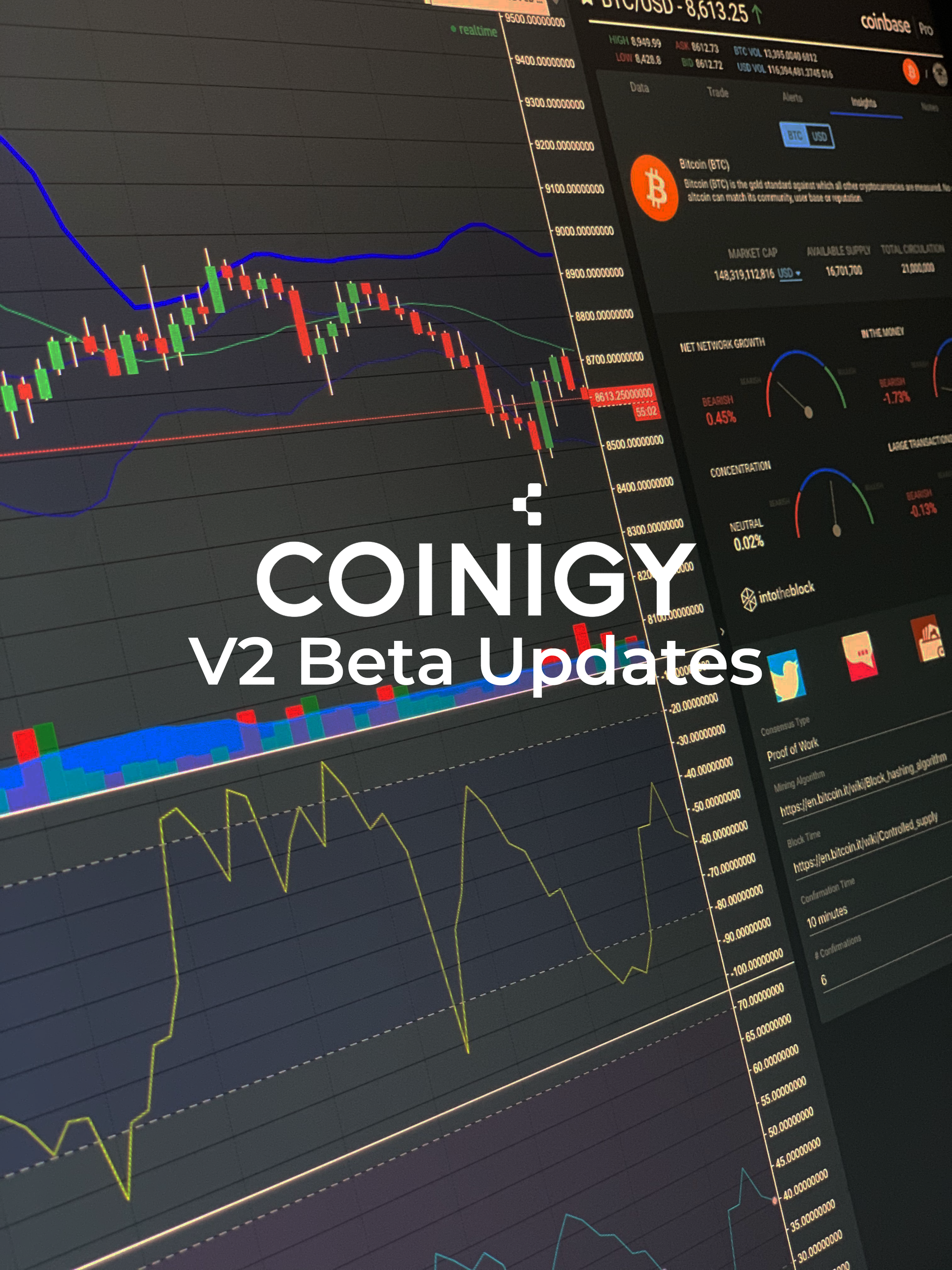 Major Coinigy V2 Beta Updates
