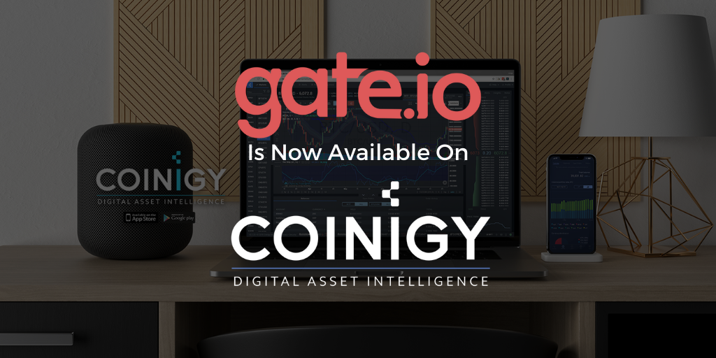Gate.io Now Available on Coinigy!