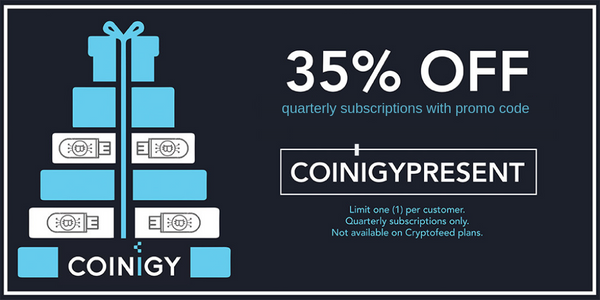 12 Days of Coinigy Christmas Begins!