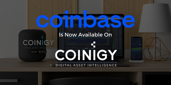 Coinbase Balance Tracking Now Available on Coinigy