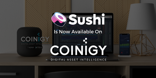 SushiSwap Charting Integration Added to Coinigy