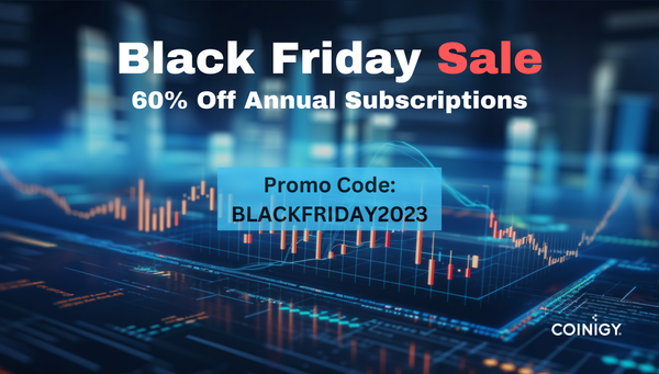 Save up to 60% on Coinigy annual subscriptions🚨
